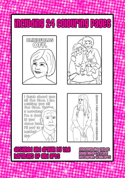 Kath and Kim The Unofficial Colouring Book and BOOKMARK!