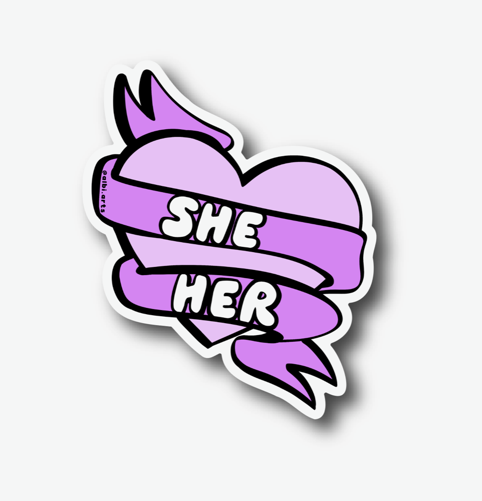 She / Her Pronouns || Sticker