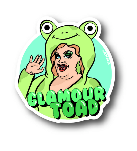 Glamour Toad || Sticker