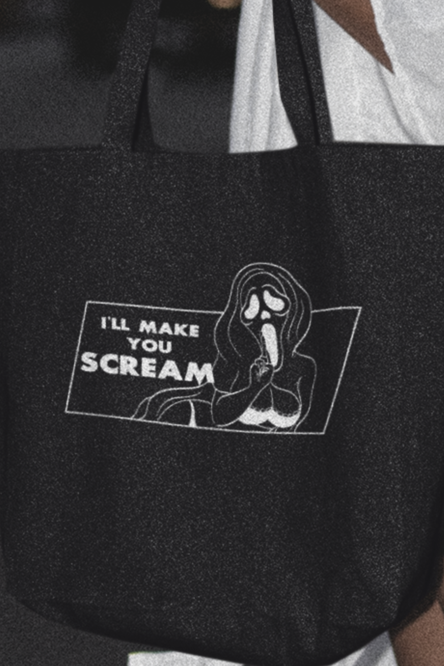 Ghostface Scream Tote bag || Created and Designed by Albi Arts || Ghostface