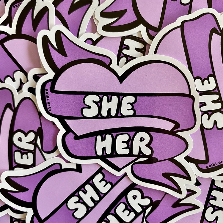 She / Her Pronouns || Sticker