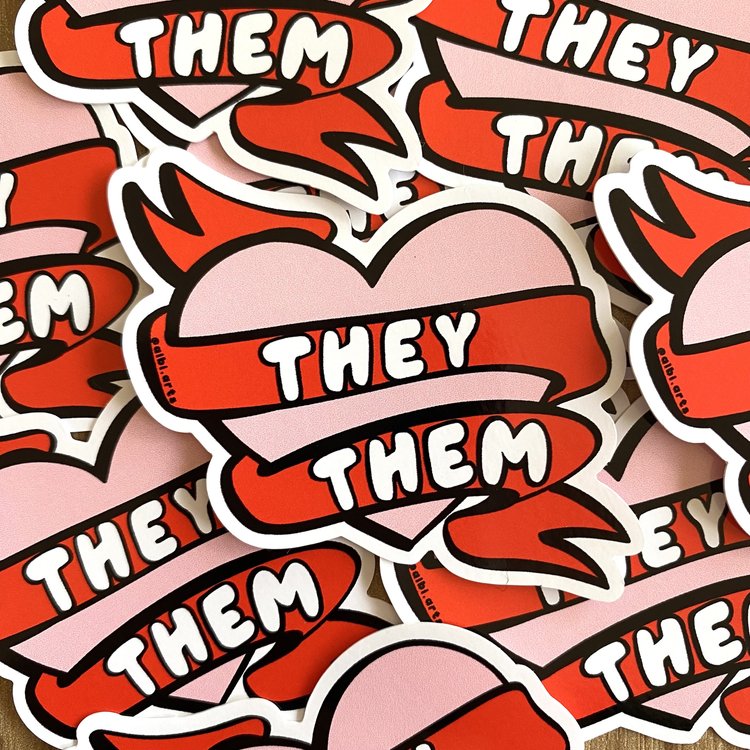 They / Them Pronouns || Sticker