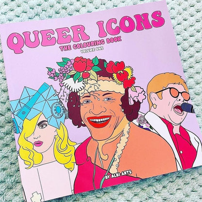 Queer Icons || Colouring Book