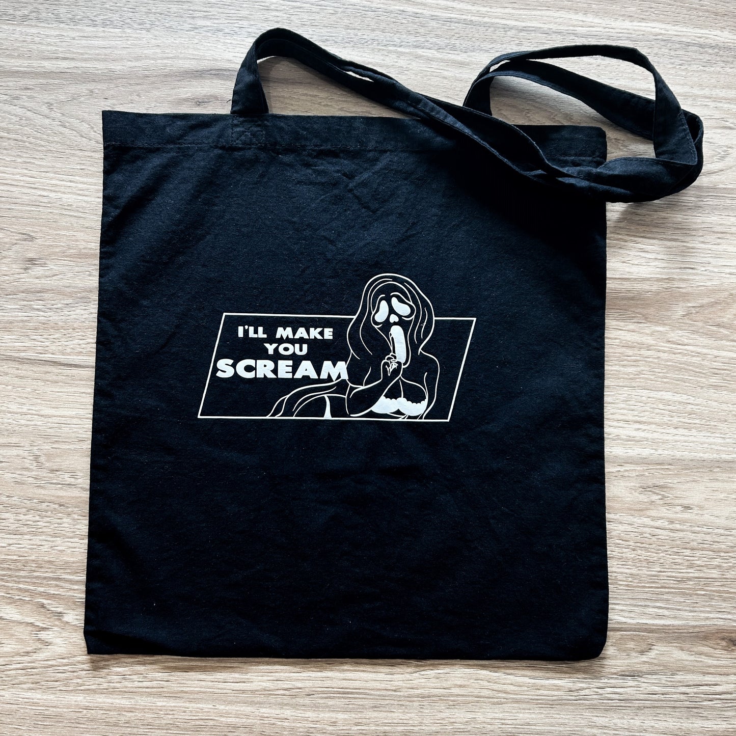 Ghostface Scream Tote bag || Created and Designed by Albi Arts || Ghostface