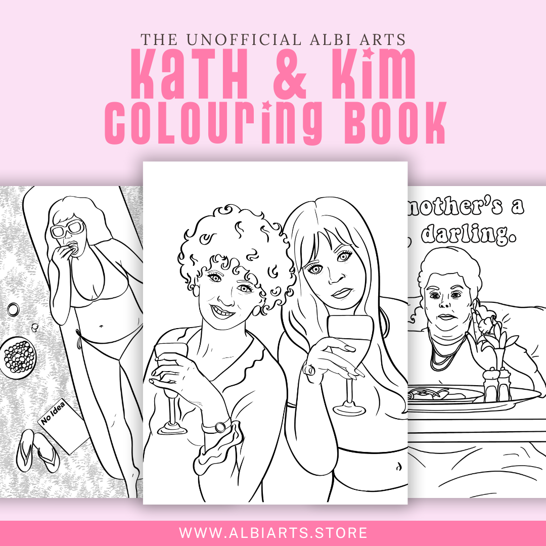Kath and Kim The Colouring Book!
